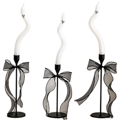 Ghost Taper Candle Set