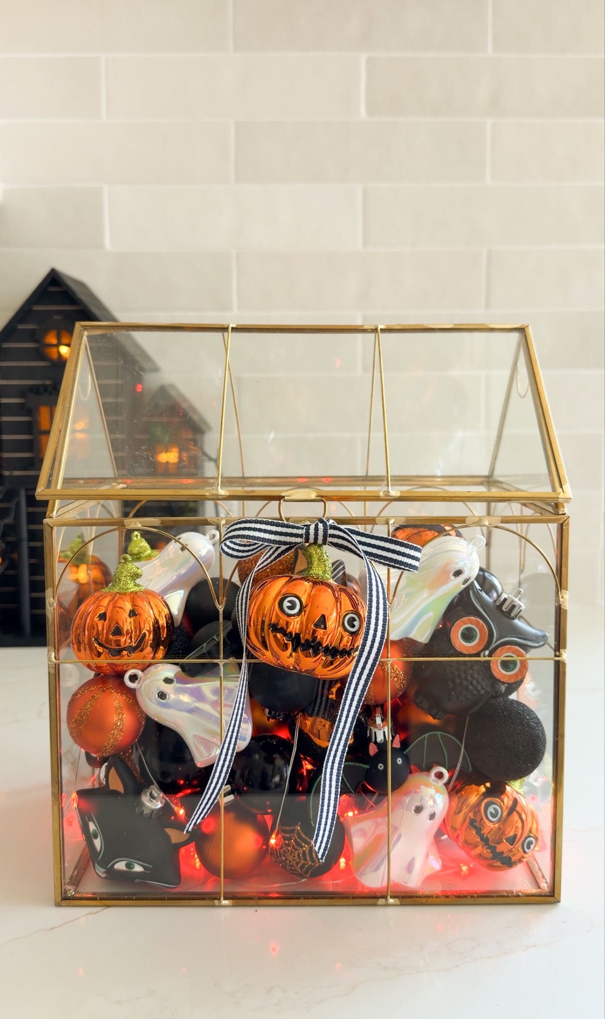 Halloween Ornament Terrarium