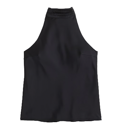 A&F Satin Halter Top