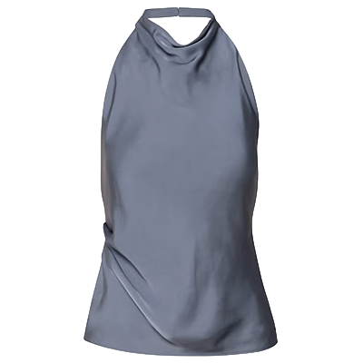 Aritzia Audience Satin Halter Top