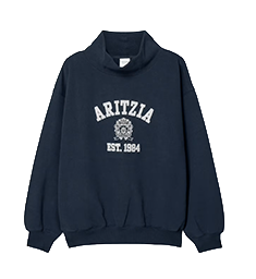 Aritzia Cozy Sweatfleece Mega Funnel Neck