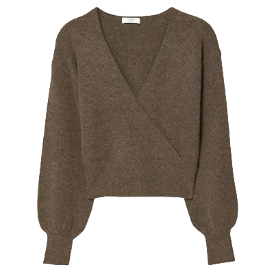 Aritzia Softspoke Dear Wrap Sweater